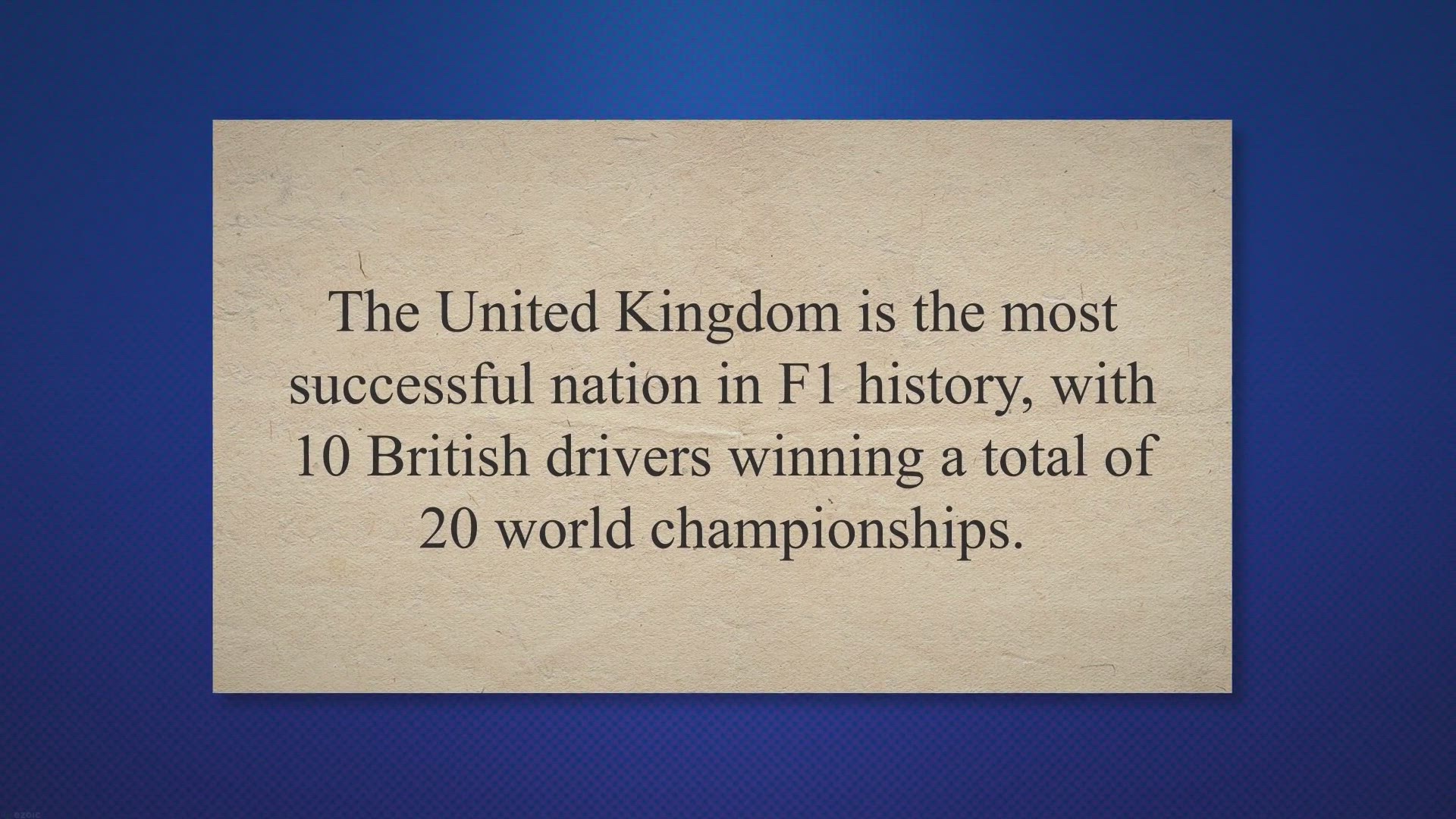 Video thumbnail for British F1 Drivers