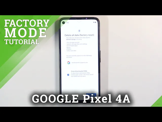 Video thumbnail for How to Factory Reset GOOGLE Pixel 4A – Erase Personal Data & Customized Settings