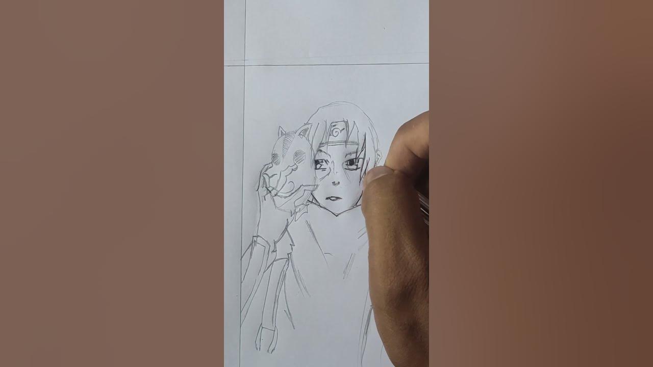 Video thumbnail for Drawing Itachi Uchiha Timelapse #short #animeart