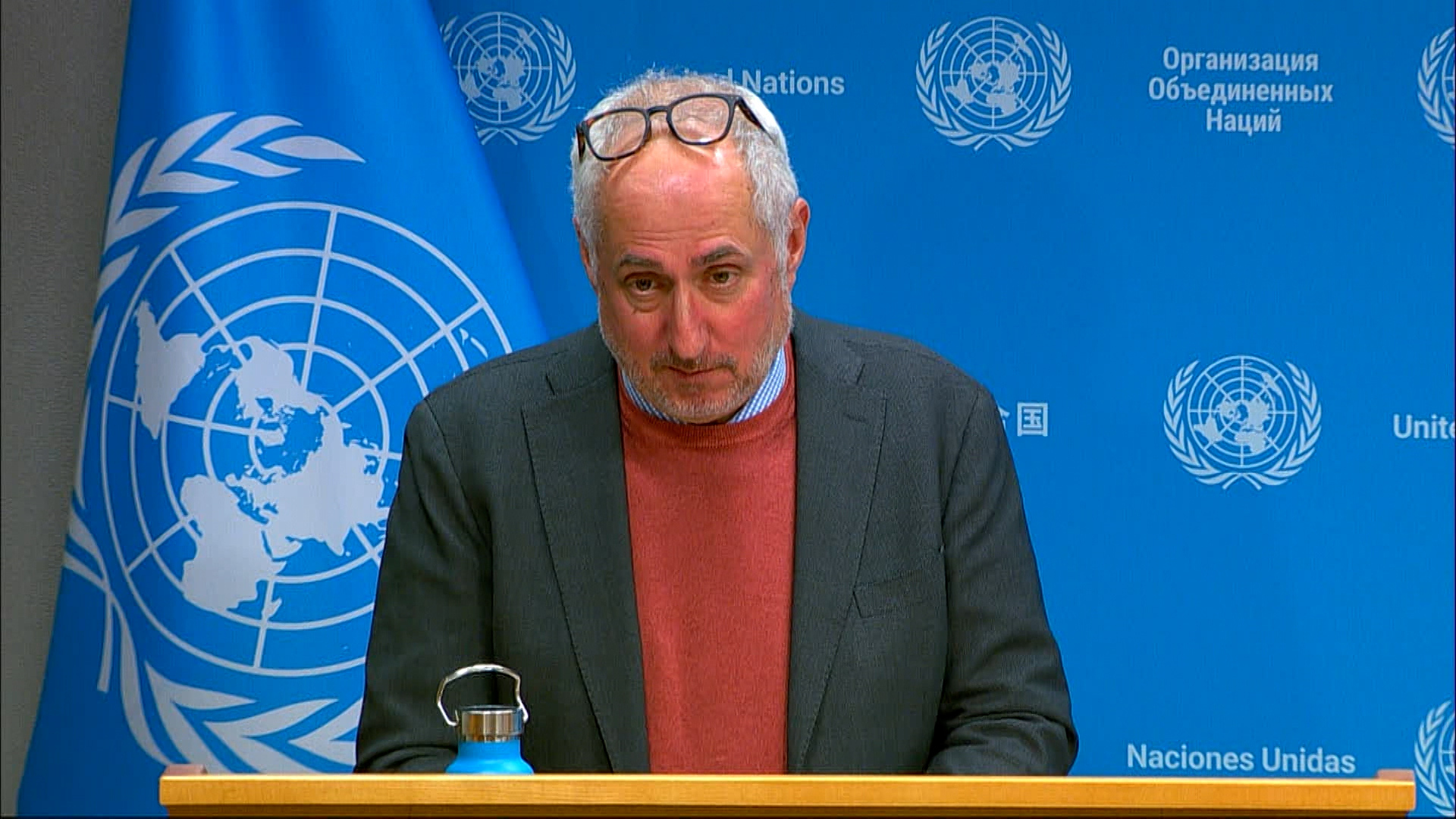 Video thumbnail for UN spokesman pressed on ‘de facto annexation’ of occupied West Bank