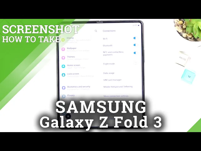 Video thumbnail for How to Take Screenshot on SAMSUNG Galaxy Z Fold3 - Capture Screen Tutorial