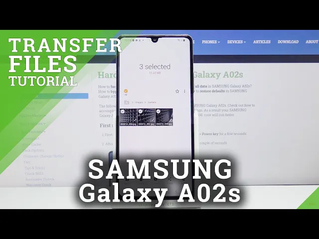 Video thumbnail for How to Transfer Files in SAMSUNG Galaxy A02s – Move Data