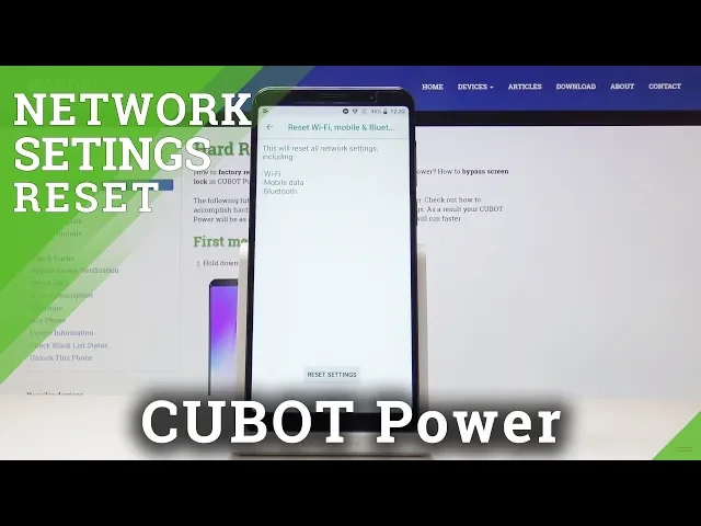 Video thumbnail for How to Reset Network Settings in CUBOT Power - Restore Network Defaults