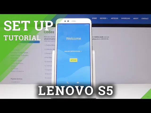 Video thumbnail for How to Set Up LENOVO S5 - First Configuration / Activation