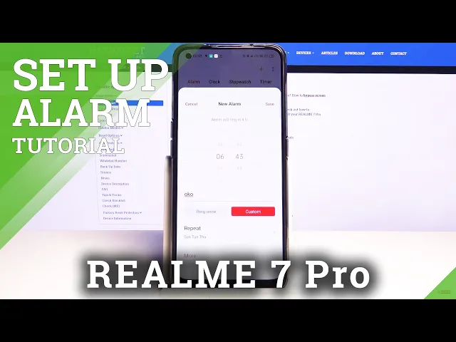 Video thumbnail for How to Add Alarm in REALME 7 Pro – Set Up Reminder