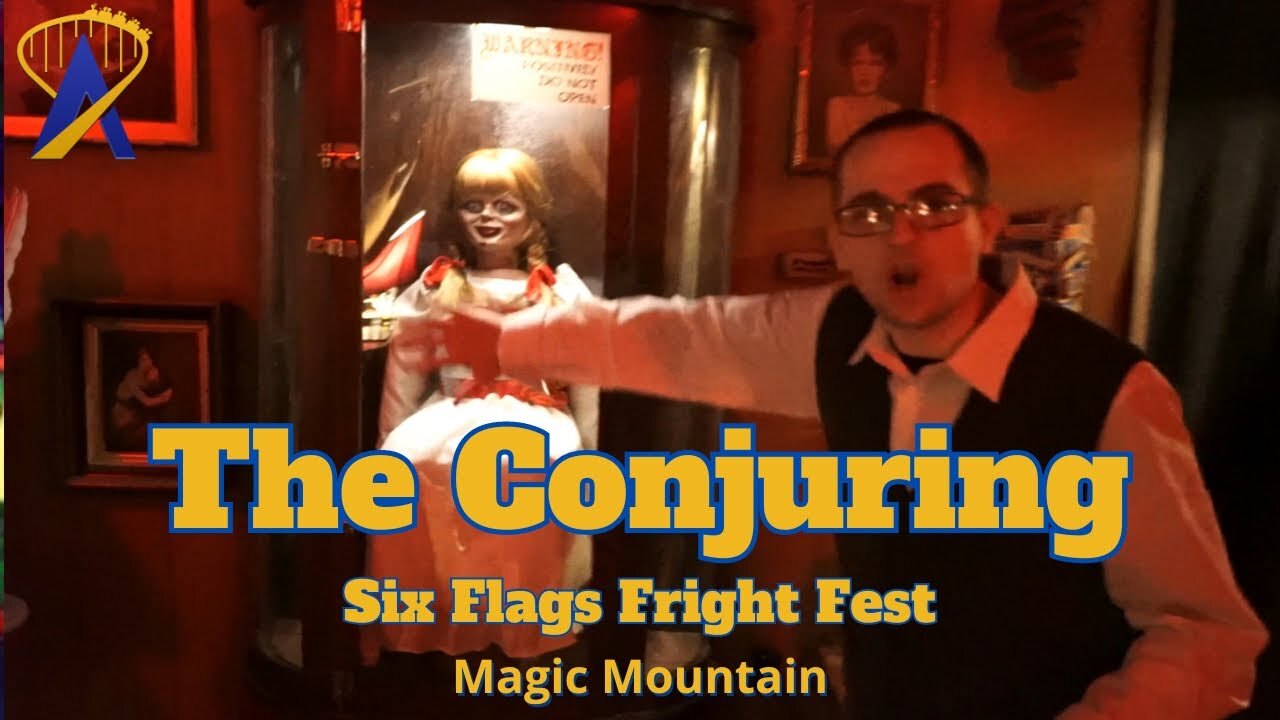 Video thumbnail for The Conjuring Haunted House at Six Flags Fright Fest at  Magic Mountain