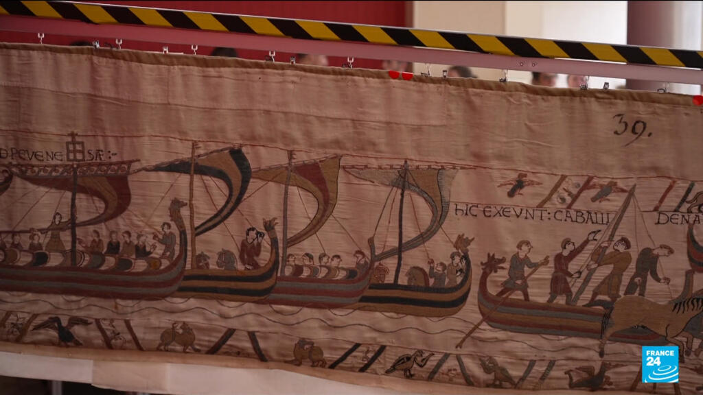 Video thumbnail for UK Treasury to cover Bayeux Tapestry for estimated €917,000