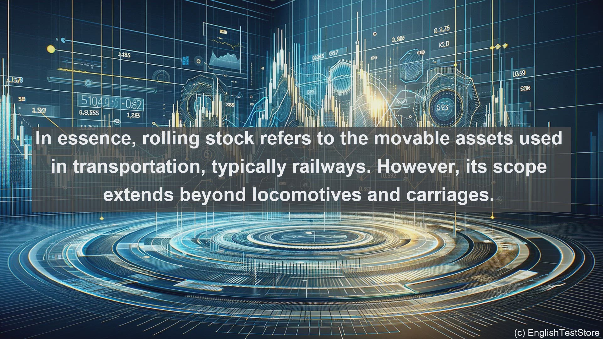 'Video thumbnail for Rolling stock in economics and finance'