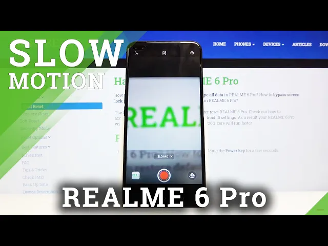 Video thumbnail for How to Use Slow Motion Effect in REALME 6 Pro