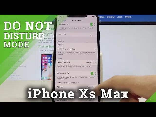 Video thumbnail for How to Enable Do Not Disturb on iPhone Xs Max - Set Up iPhone Do Not Disturb