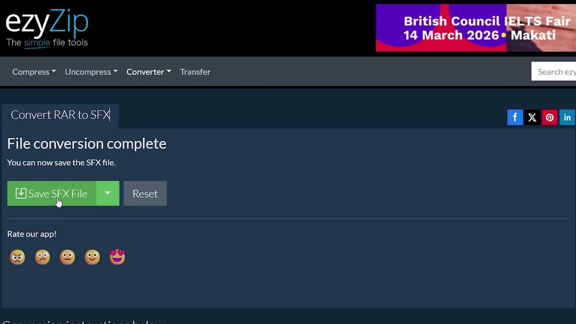 Video thumbnail for 📦 How to Convert RAR to SFX Online Free | No Software Installation Required