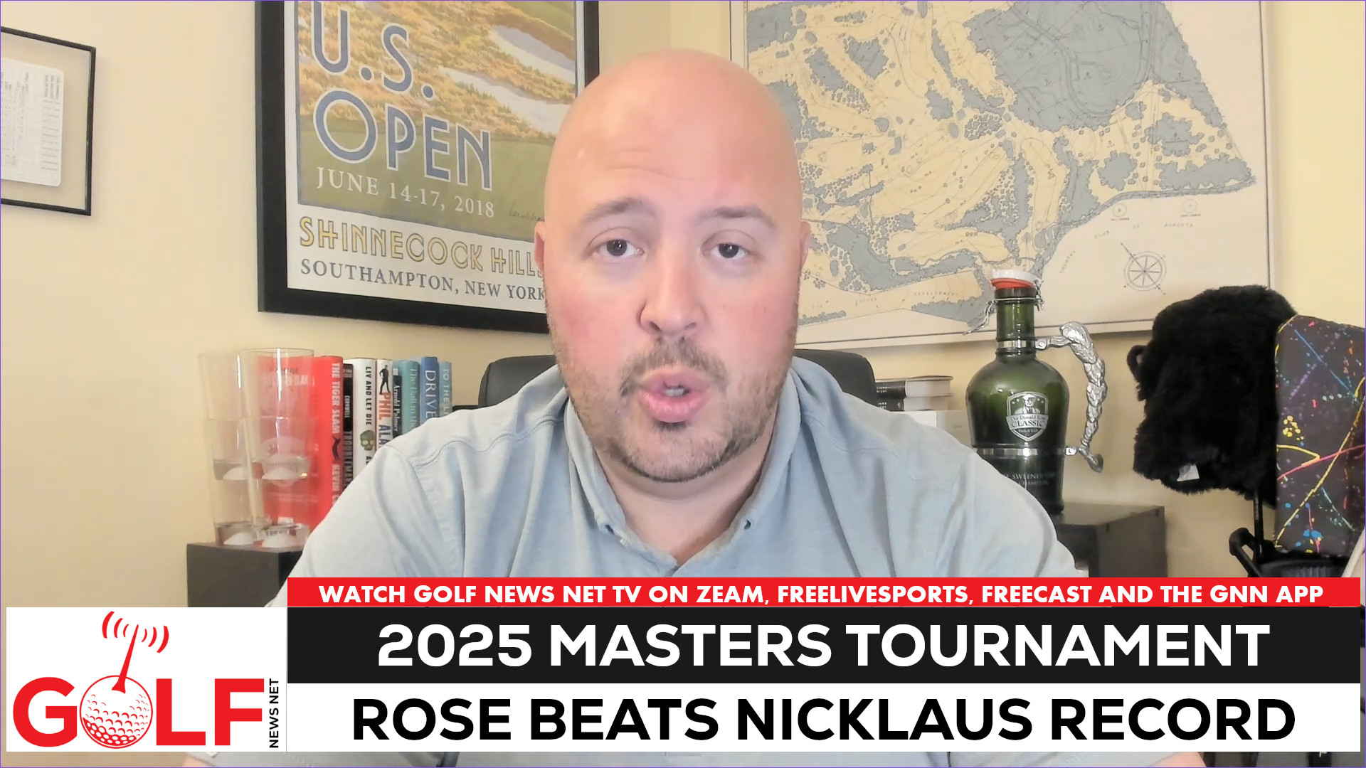 Video thumbnail for Justin Rose broke Jack Nicklaus' Masters record on Thursday