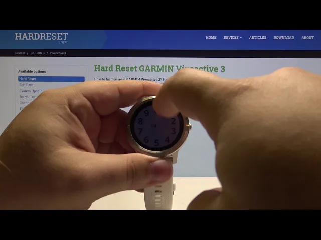 Video thumbnail for How to Set Up GARMIN Vivoactive 3 - Activate Smartwatch