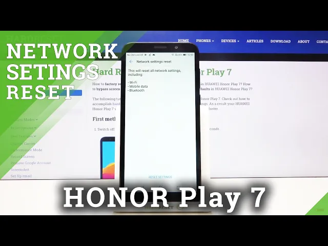 Video thumbnail for How to Restore Wi-Fi Defaults in Honor Play 7 - Reset Network Settings
