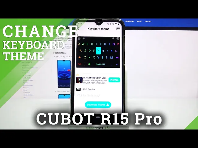 Video thumbnail for How to Apply Keyboard Feature – Download LED Keyboard  on CUBOT R15 Pro