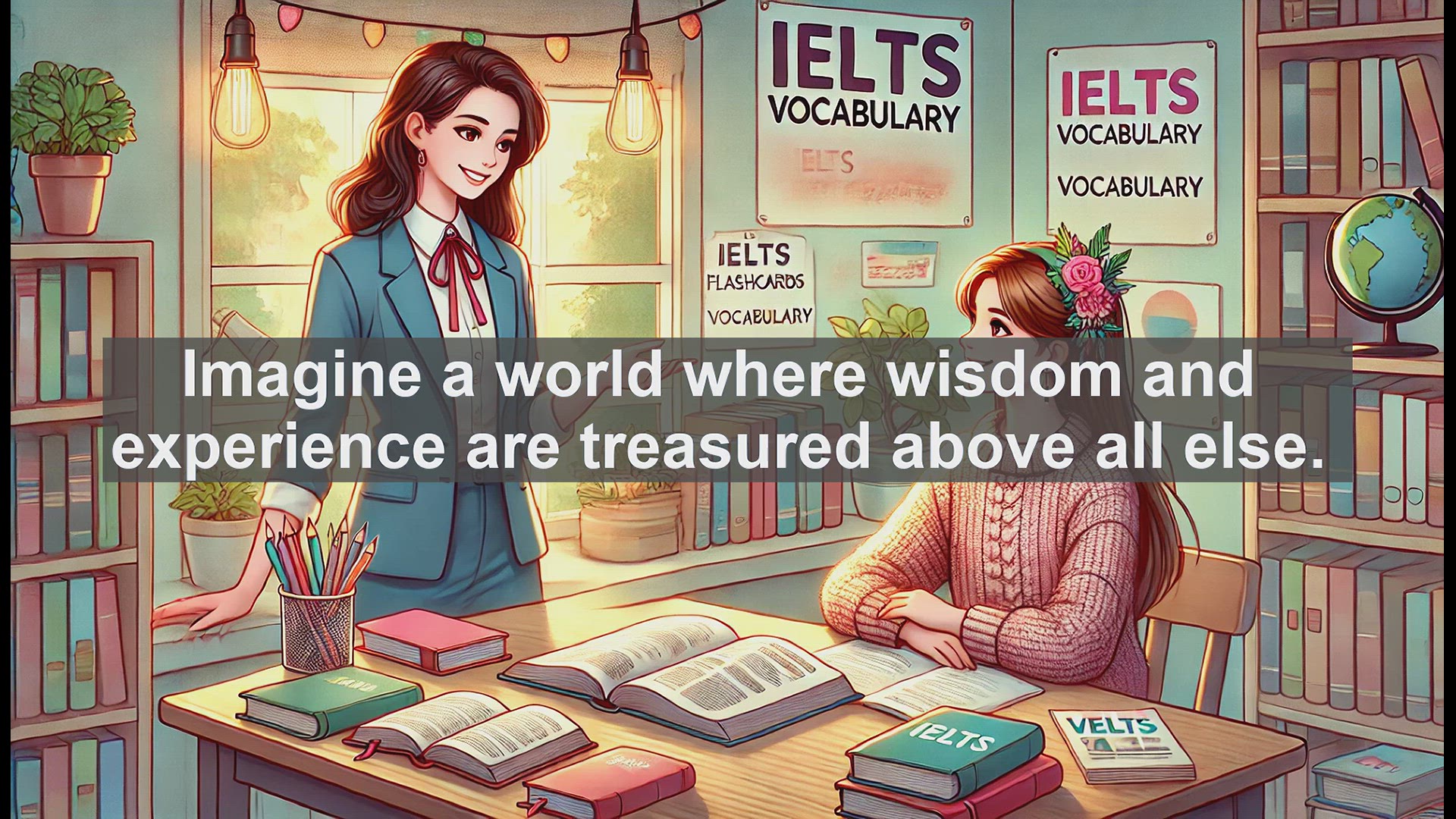 'Video thumbnail for 2000 Must Know IELTS 9.0 Vocabulary - Understanding 'Dotage': A Key Word for IELTS Success'