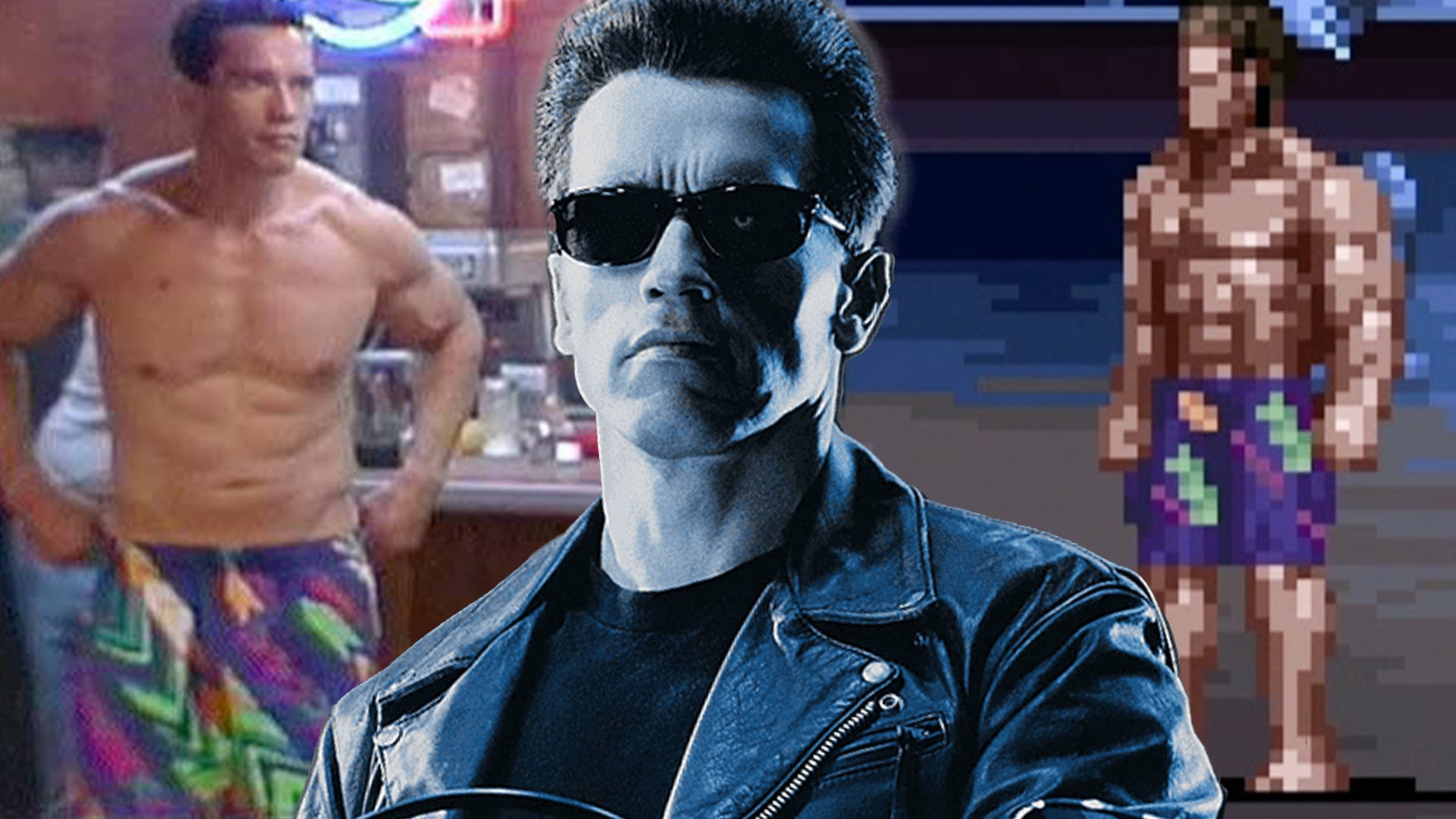 Video thumbnail for Terminator 2D: No Fate - Arnie's Shorts Easter Egg