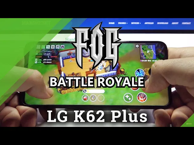 Video thumbnail for LG K62 Plus - FOG Battle Royale Gameplay