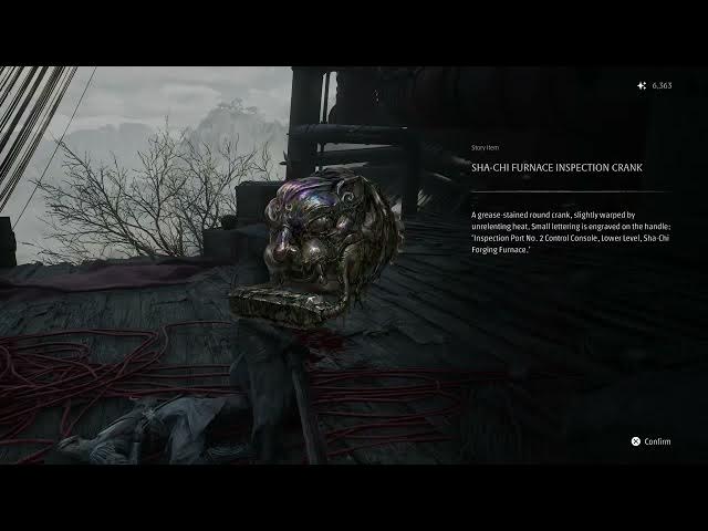 Video thumbnail for Phantom Blade Zero - Chapter 1: A Severed Mindset: Sha-Chi Furnace Inspection Crank Location