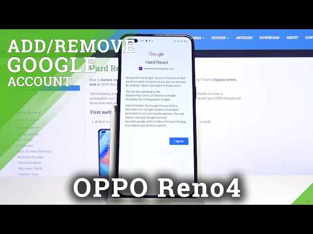 Video thumbnail for How to Add and Remove Google Account on OPPO Reno4 – Add or Remove Google User