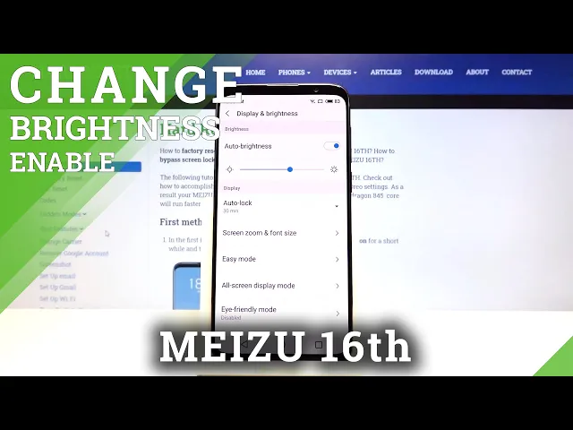 Video thumbnail for How to Enable/Disable Automatic Brightness in Meizu 16th – Adaptive Brightness Feature