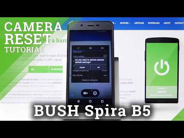 Video thumbnail for How to Reset Camera in BUSH Spira B5 – Restore Camera Settings