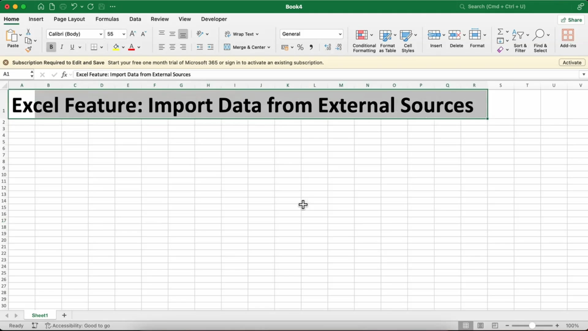 'Video thumbnail for Excel 365 : Importer des données depuis une autre source'
