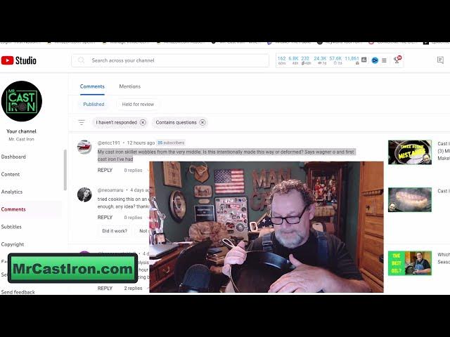 Video thumbnail for Does Your Cast Iron Skillet Wobble?