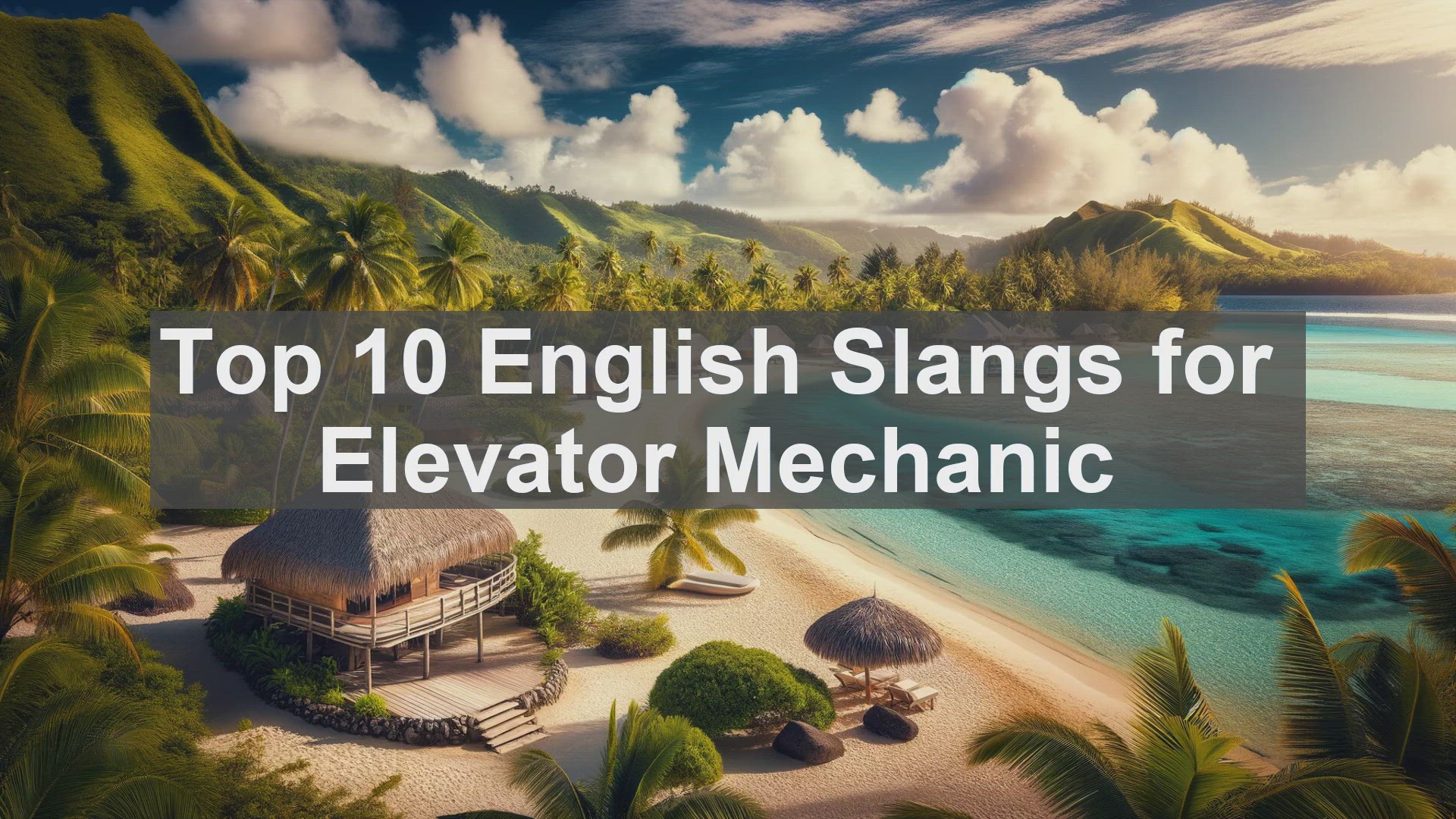 'Video thumbnail for Top 10 English Slangs for Elevator Mechanic'