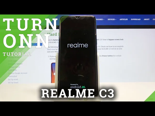 Video thumbnail for How to Turn On Realme C3 – Switch On Smartphone