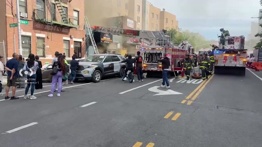 Video thumbnail for Morrisania auto body shop owner vows to rebuild after fire destroys business