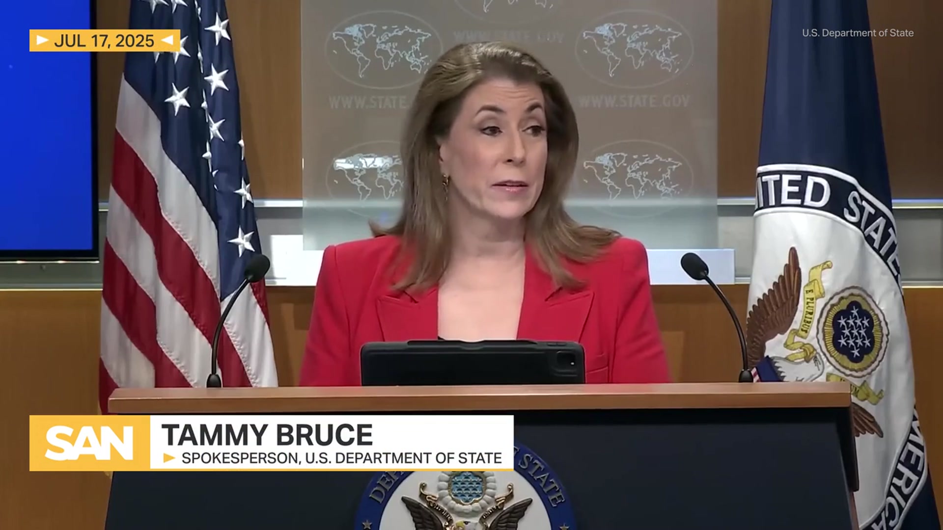 'Video thumbnail for Millions in US food and medical aid set for destruction'
