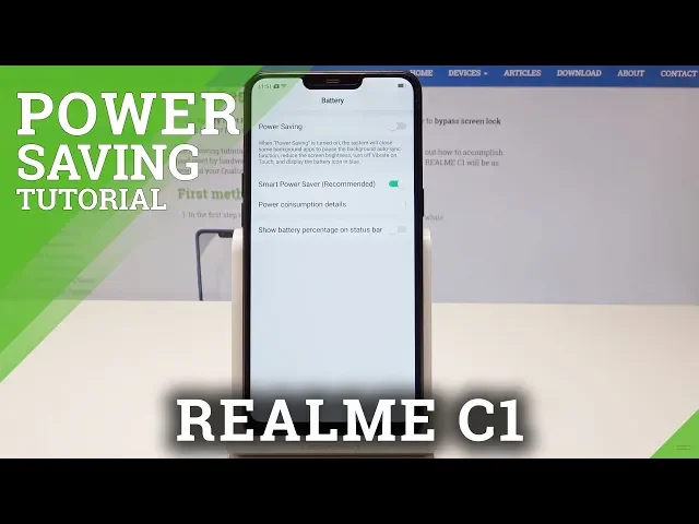 Video thumbnail for How to Extend Battery Life in REALME C1 - Power Saving Mode