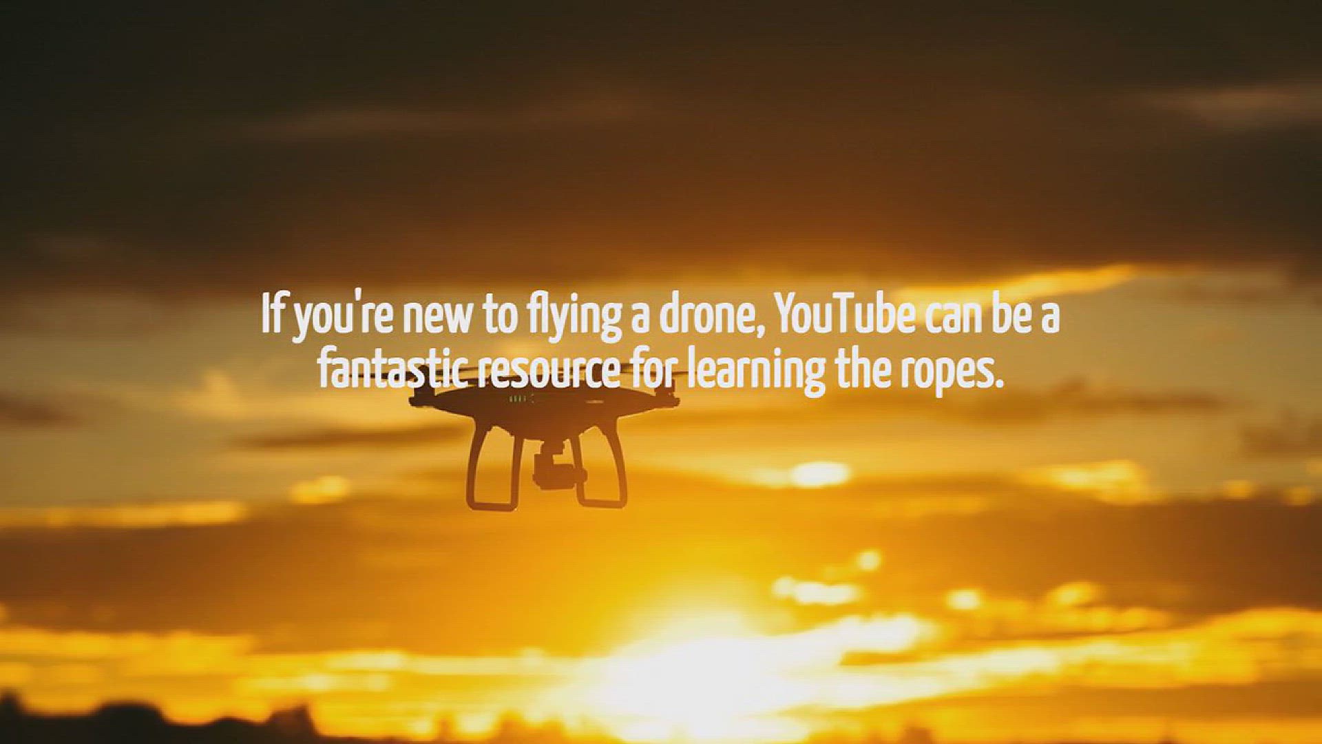 Video thumbnail for How To Fly A Drone Youtube