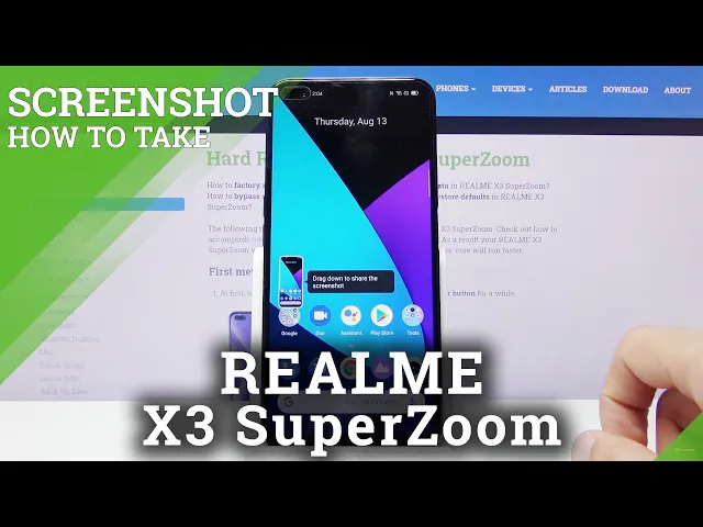 Video thumbnail for How to Take Screenshot on REALME X3 SuperZoom – Capture Screen