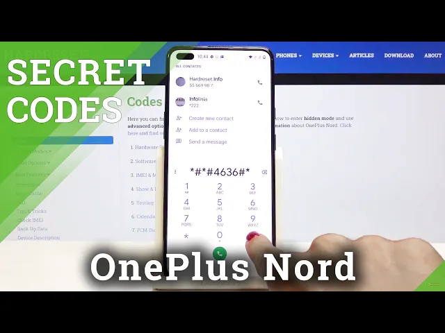 Video thumbnail for Secret Codes for OnePlus Nord – Testing Menu / Calendar Storage / IMEI Number