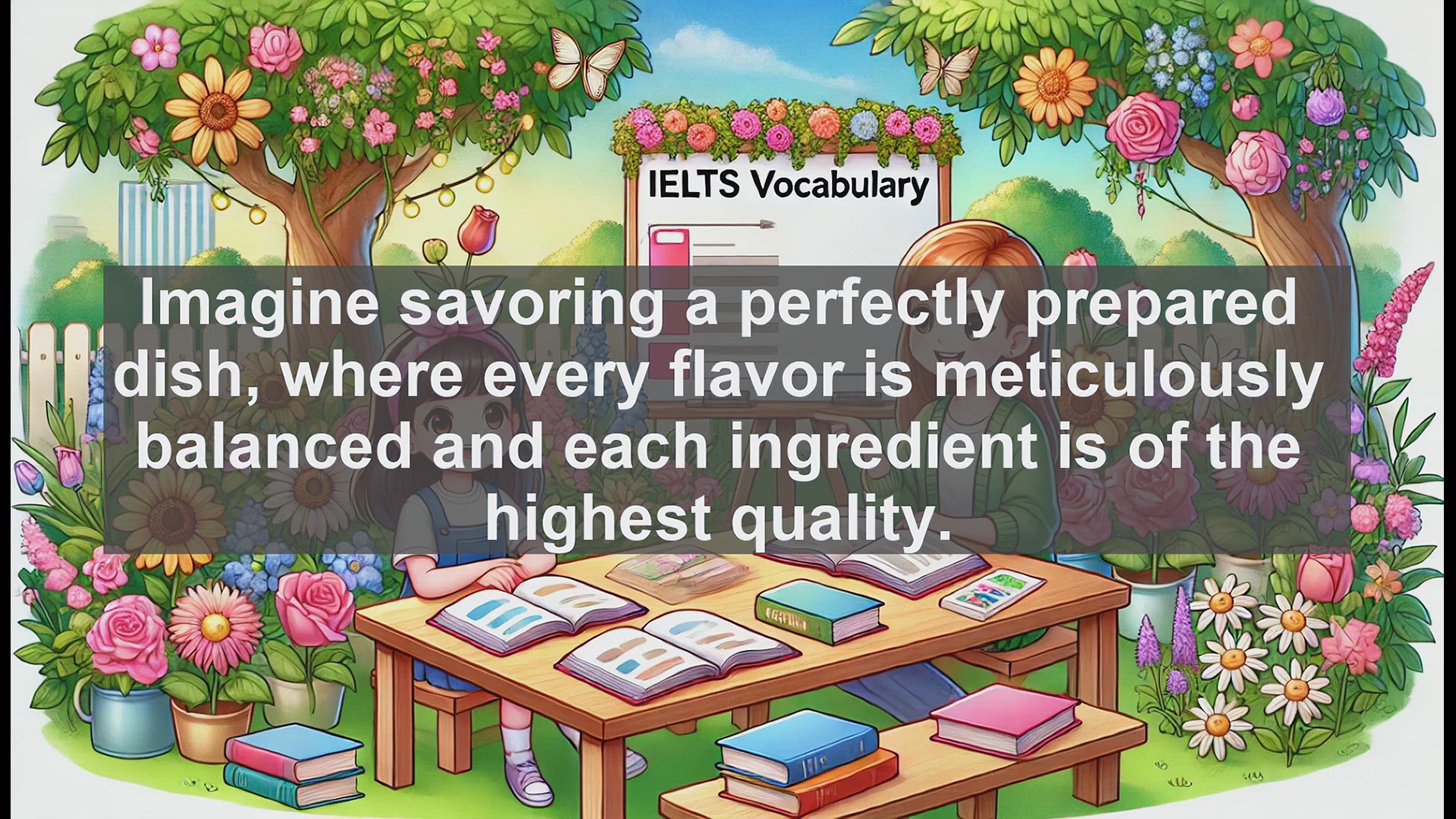'Video thumbnail for 2000 Must Know IELTS 9.0 Vocabulary - Gourmet: Exploring Fine Dining and Culinary Excellence'