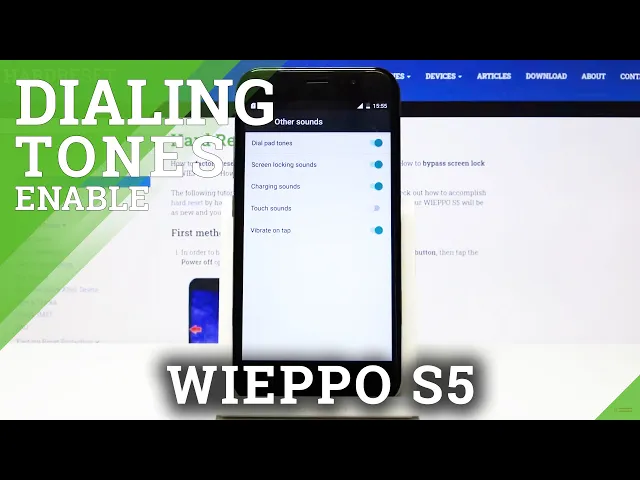 Video thumbnail for How to Switch On Dial Pad Tones in Wieppo S5 - Deactivate Keyboard Sound
