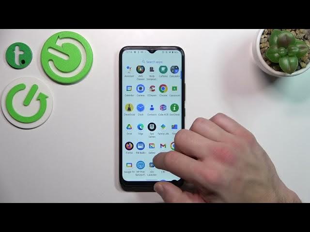 Video thumbnail for Nokia C21 plus - remove restore phone icon from the screen