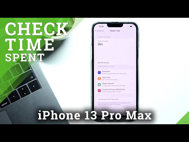 Video thumbnail for How to Check Total Screen Time on iPhone 13 Pro Max – Verify Display Time