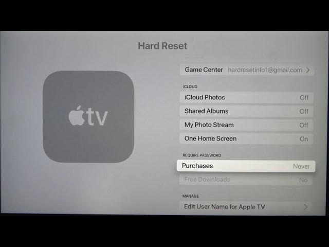 Video thumbnail for How to Manage Accounts on APPLE TV 4K - Set Up and Change iCloud and Apple Game Center Accounts