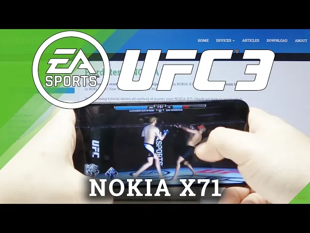 Video thumbnail for How UFC Performs on Nokia X71 - UFC Gameplay & Settings