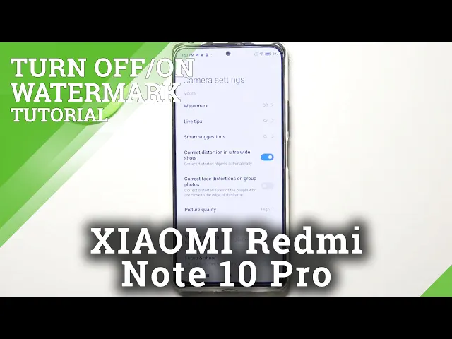 Video thumbnail for How to Turn On / Off Watermark on XIAOMI Redmi Note 10 Pro - Add & Remove Watermark