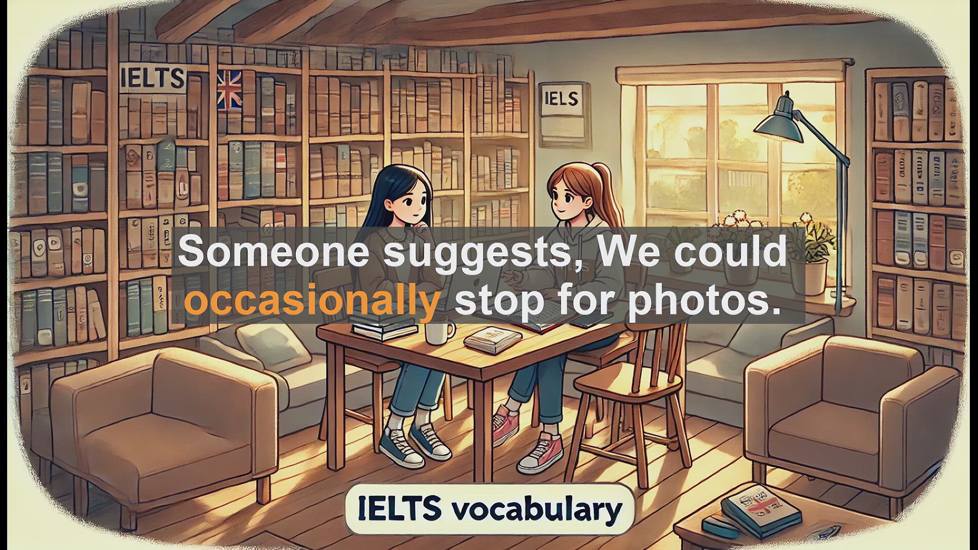 'Video thumbnail for 2500 Must Know IELTS 6.5 Vocabulary - Understanding 'Occasionally': Boost Your IELTS Vocabulary'