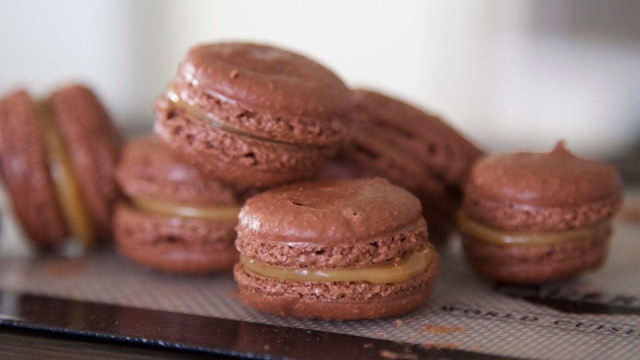Video thumbnail for Chocolate & Caramel Macarons w/ Chris Thompson | Byron Talbott