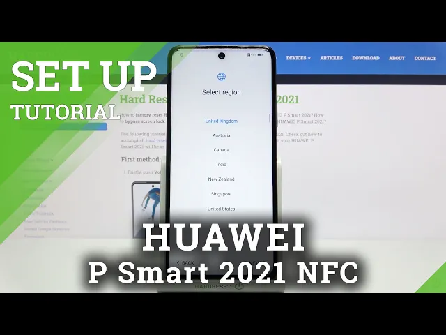 Video thumbnail for How to Set Up HUAWEI P Smart 2021 NFC – Initial Setup