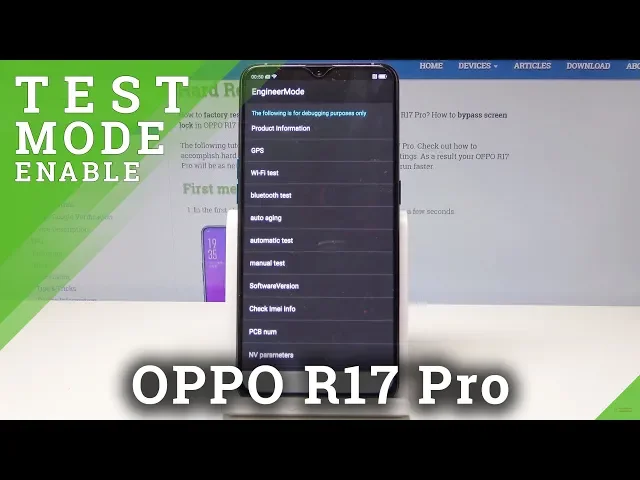 Video thumbnail for How to Read Phone Info in OPPO R17 Pro with the Screen Lock - Test OPPO with Password Lock