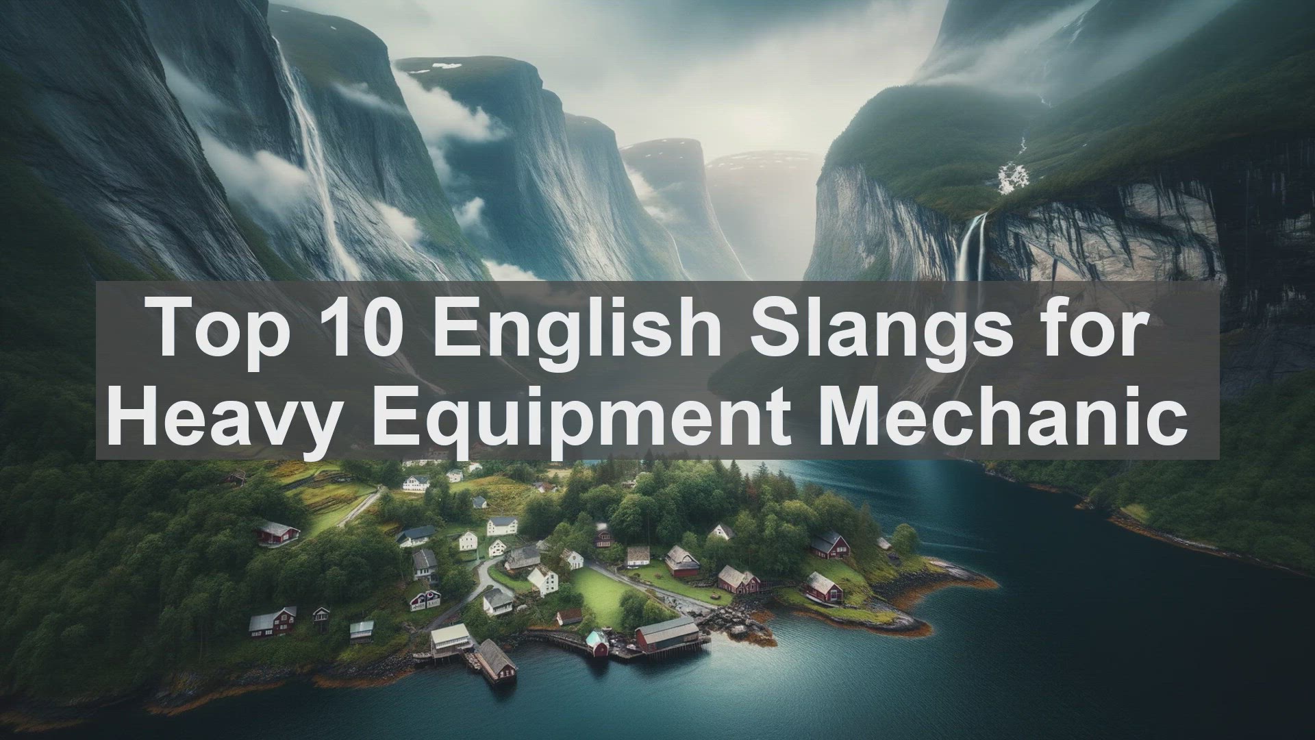 'Video thumbnail for Top 10 English Slangs for Heavy Equipment Mechanic'