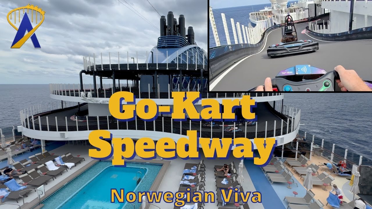 'Video thumbnail for Viva Speedway - Go Karts on a Norwegian Cruise Ship'