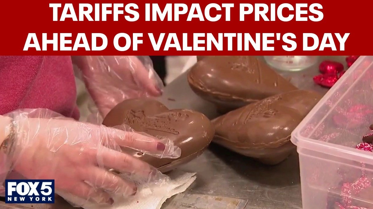 Video thumbnail for Tariffs impact prices ahead of Valentine's Day